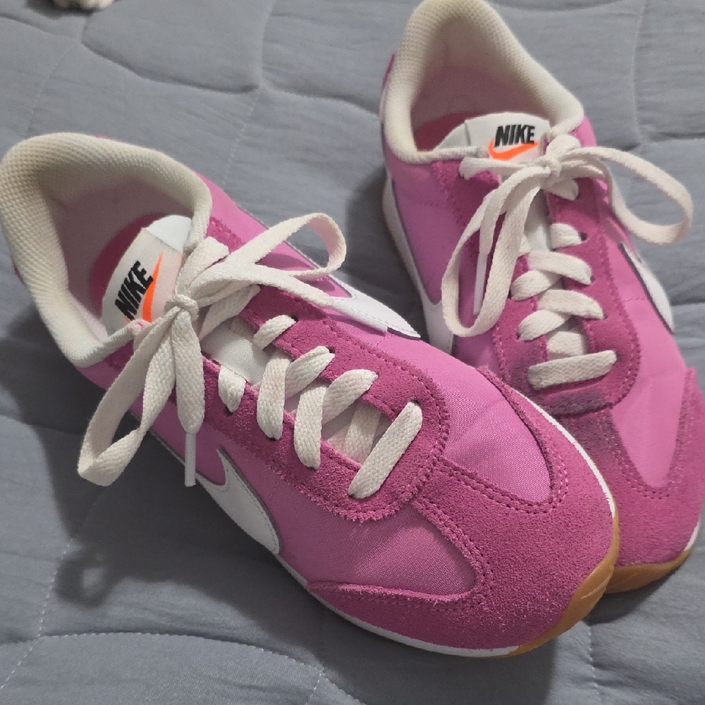 Nike Fuchsia and White Sneakers